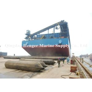 Black Inflatable Ship Launching Airbags For Ship Launching And Upgrading