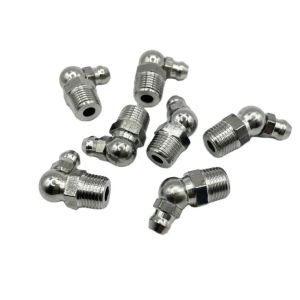 Quality Customized OBM Support Stainless Steel Grease Nipple Fittings with Hexagon Head Design and Casting SS304 for sale