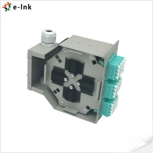 12LC Quad Din-rail Mount Fiber Patch Panel Space-saving inLCallation