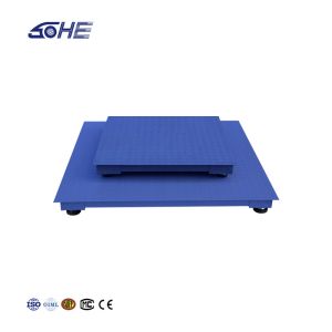 SOHE 1000KG Carbon Steel Floor Scale with Bracket Print LED Display Capacity 0