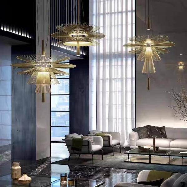 Modern Indoor Dining Room Black Restaurant Showroom Ceiling LED Pendant Light