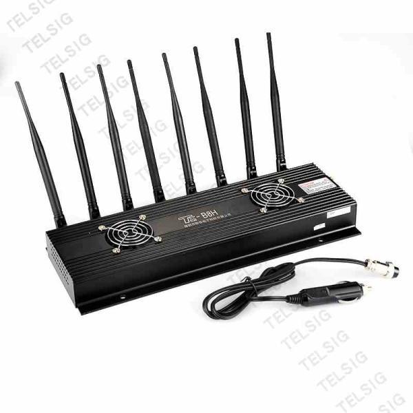 Buy 8 Channel Signal Jamming Device , Anti GPS Tracking Cell Phone Blocker OEM / ODM Service at wholesale prices