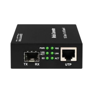 China 10G SFP+ Fiber Media Converter Unmanaged Optical Fiber Converter on sale