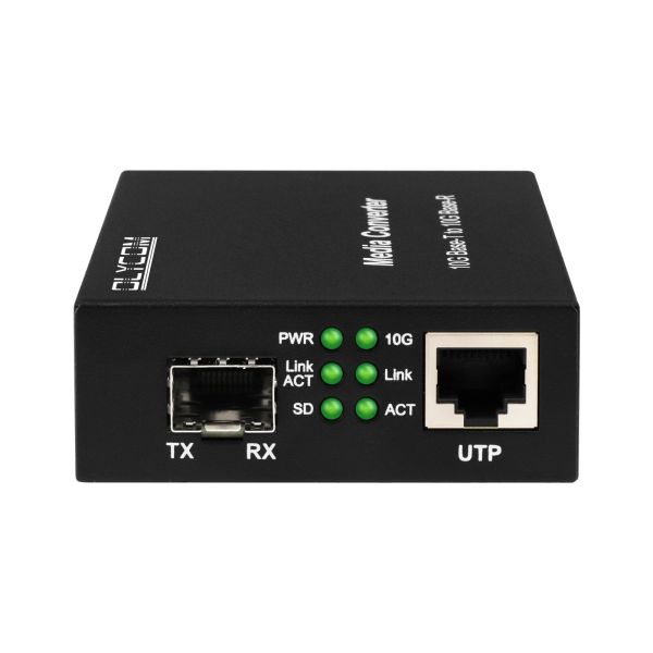 Buy 10G SFP+ Fiber Media Converter Unmanaged Optical Fiber Converter at wholesale prices