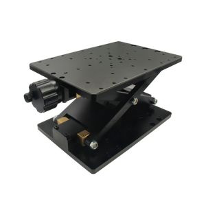 Optical Experiment Manual Lab Jack Displacement Platform Shear With Large Load