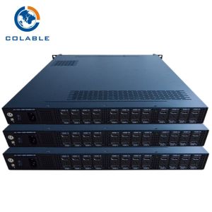 HDMI To DVB T Digital Rf Modulator , 12 CH Hdmi To Dvb T Hd Modulator COL011U -