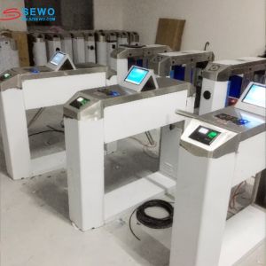 Pedestrian Swing Gate ESD Turnstiles RS232/485 Communication Turnstile Biometric
