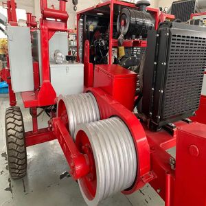 Quality GS60KN Red Color Max Intermittent 6Ton Hydraulic Puller Stringing Equipment for sale