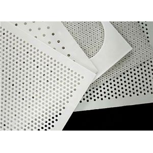 1000*2000mm Perforated Pvc Sheet With Diamond Rectangle Hole