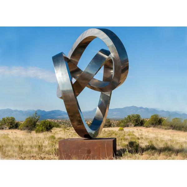 Buy Modern Outdoor Stainless Steel Sculpture Large Metal Yard Sculptures at wholesale prices