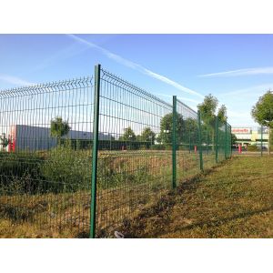 3d V Bending Curved Garden Farm Welded Wire Mesh Panel Fencing Metal PVC Coated