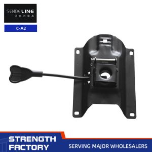 Black Rotary Lift Office Chair Swivel Mechanism Height Adjustable Customized