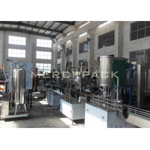 Small Scale Carbonated Drinks Filling Machine / Carbonated Soft Drinks Bottling