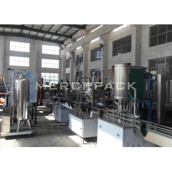 Small Scale Carbonated Drinks Filling Machine / Carbonated Soft Drinks Bottling
