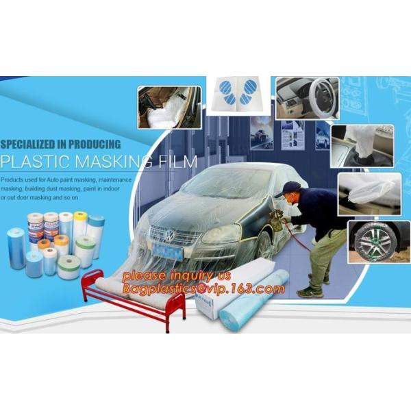 Disposable Plastic Car Seat Covers Car Accessories Paint Masking Film