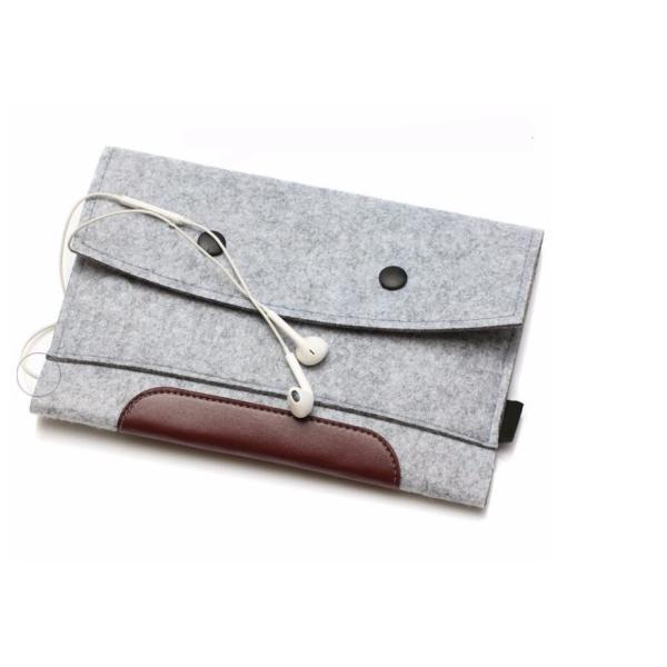 Buy Felt Material Travel Ticket Wallet Grey / Red / Green Color Optional at wholesale prices