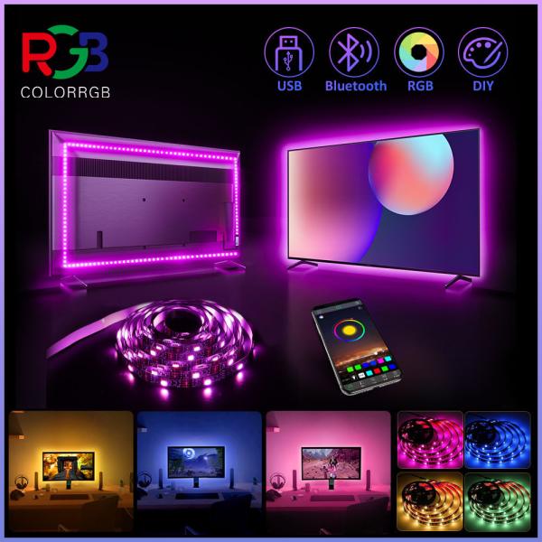Buy 5V RGB SMD 5050 LED IP65 Strip Light Set 3keys With And Lamp Luminous Flux Lm 100lm/m at wholesale prices