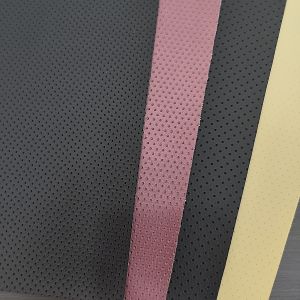 Hot Sale PVC air Holes Synthetic Artificial Punched Leather Automotive Trim