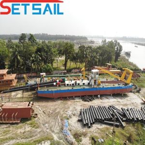 Quality Customization 6 Inch Cutter Suction Sand Dredger with Hydraulic Motor Diesel Engine for sale
