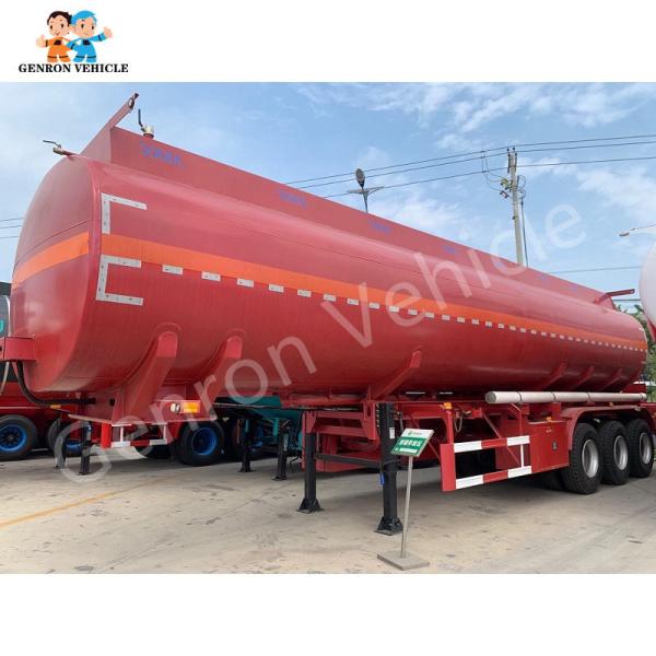 Buy 3 Axles 40m3 40000l 8 Compartments Tanker Semi Trailer at wholesale prices