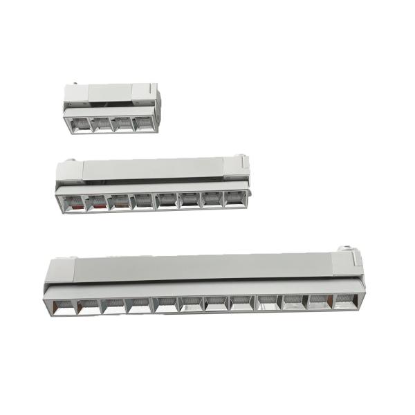 China 80lm/W IP20 Linear LED Track Light , 6500K Adjustable Track Lighting White on sale China 80lm/W IP20 Linear LED Track Light , 6500K Adjustable Track Lighting White on sale