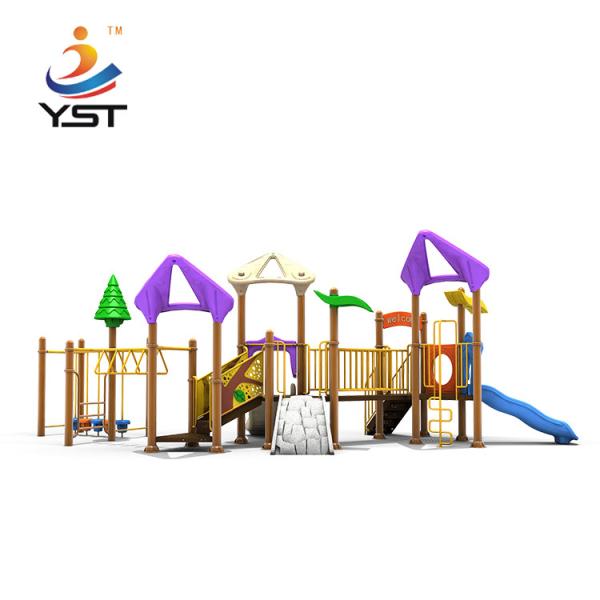 Buy PVC Foam Kids Playground Slide Combined With Galvanized Pipe at wholesale prices