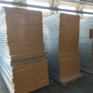 50mm prefab houses rock wool sandwich panel prefabricated building materials