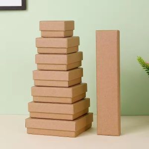 Square Recyclable Gift Jewelry Packaging Customised With Foam Insert