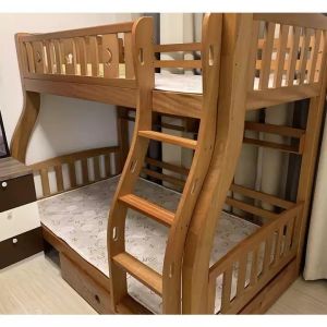 Lovely Children Wood Double Bunk Bed