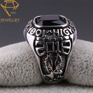 Embossed University Customized Class Rings