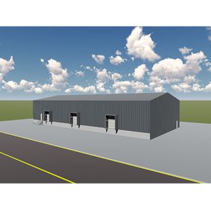 Large Span Steel Structure Warehouse Building , Pre Fabricated Steel Buildings