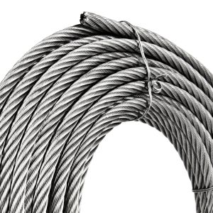 Customized Length 7x19 1/16 Inch AISI304 Marine Grade Stainless Steel Wire Rope