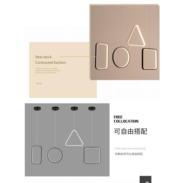 2018 new fashion simple modern indoor ceiling lamp