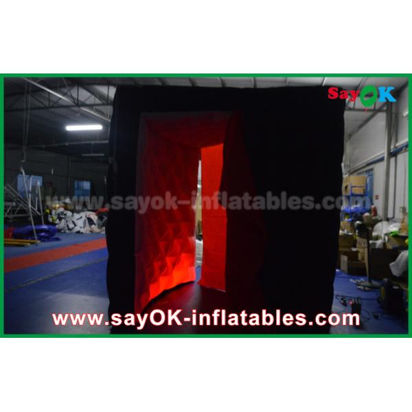 Inflatable Photo Booth Hire White Oxford Cloth Led Strip Lighting Inflatable Photo Booth For Wedding Decoration