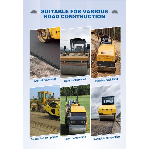 High Quality 6000kg Hydraulic Vibratory Asphalt Compactor Machine 6Ton Road Roller for Sale