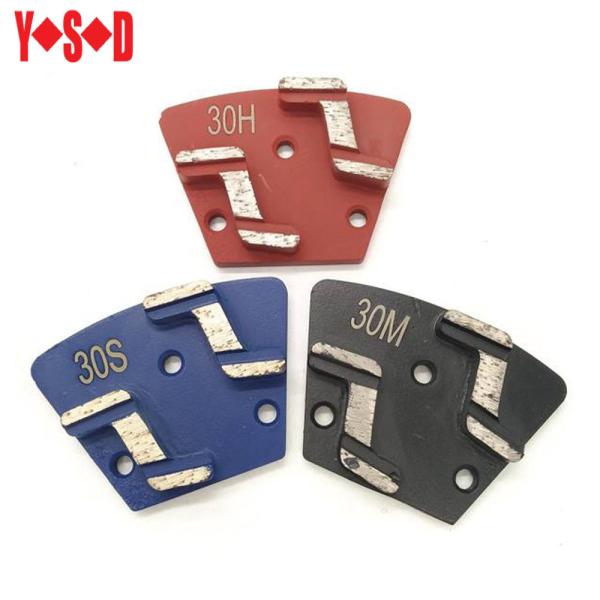 S Segment Diamond Grinding Tools Plate Grit 30 Customized Color