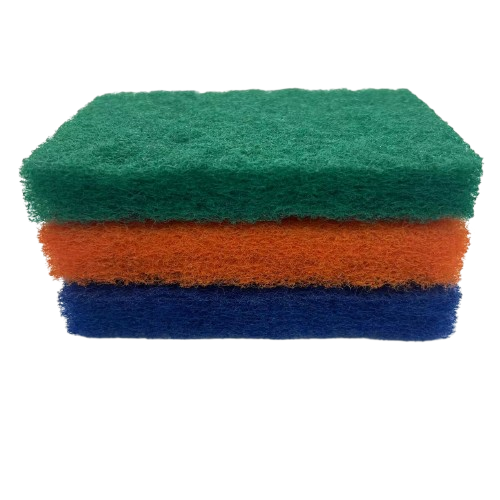 Multi color Non Woven Cleaning Kitchen Sponge Household Durable Square