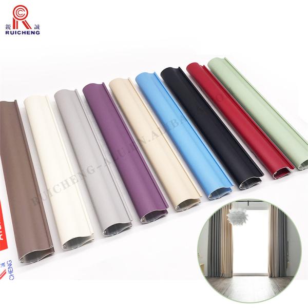 6063 Aluminium Curtain Track Gliders 2.0mm Thickness 12.5mm Height