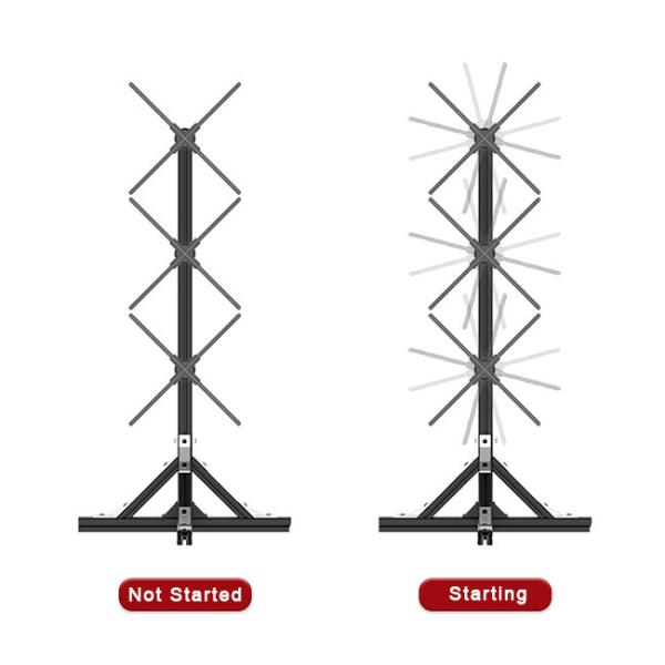 Trade Shows 3D Holo Fan 95cm Fan Hologram Projector High Impact 3D Visual Effects