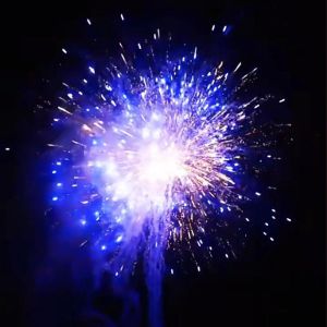 100 Shots Hot Sale Fireworks Cake Chinese Factory Wholesale Pyrotechnics Blue Cake Fireworks Firecrackers 2025