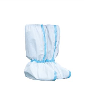 40cm Medical Isolation Shoe Cover PP CPE Consumable Medical Supplies