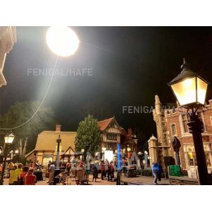 Windproof stable dimmable inflatable lighting balloon for filming photos studios