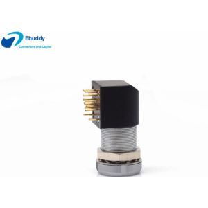 Lemo EXG Right Angle PCB Socket Push Pull Circular Connectors EXG.1B.310