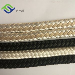 High Strength 32mm*100m Double Braided Nylon Rope With Splice Eyes
