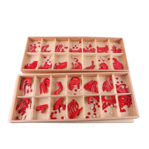 Quality Wood - Large Movable Alphabet (Red & Blue) for sale