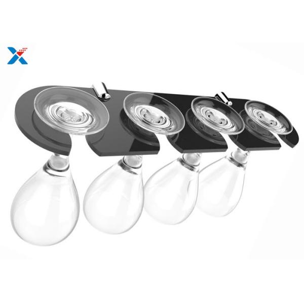 Eco - Friendly Acrylic Display Rack Straight Acrylic Wine Glass Holder Non - Toxicity
