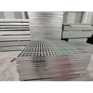 Long Lasting Performance Drainage Serrated Steel Grating 35mm Bearing Bar