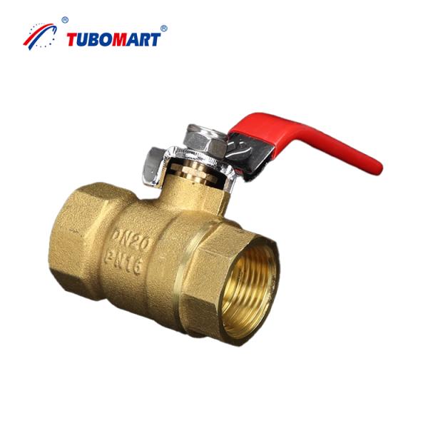 Customized TUBOMART OEM Brass Ball Valve Manual Power 16-32mm Pex Al Pex Pipes