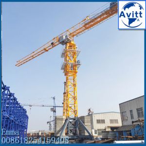 PT6015 QTZ125 Flat Top Tower Crane 10T Load 60M Boom