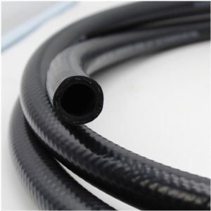 3 / 4" Black Fuel Pump Dispensing flexible rubber hose , 30 Bar Fuel Dispenser
